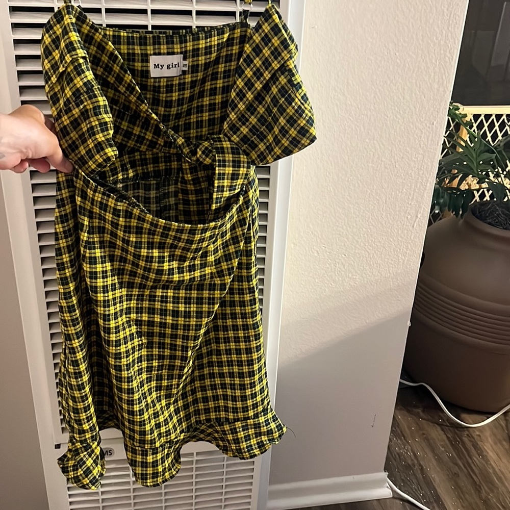 tie front dress